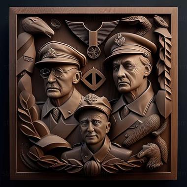 3D model Hearts of Iron IV game (STL)
